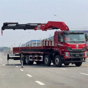 Camion grue articulée Shacman F3000 6x4 de 16 tonnes, chargeur de camions pliable de 20 tonnes pour la construction de ponts - Product Image 4