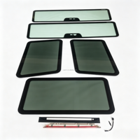 Vitre de fenêtre arrière sans cadre avec feu stop supérieur pour Mercedes Benz Classe G W463 W464 – Amélioration de conversion