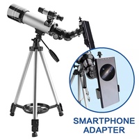 Telescopio Astronómico de Refracción 70400 y 70300 para Principiantes y Avanzados