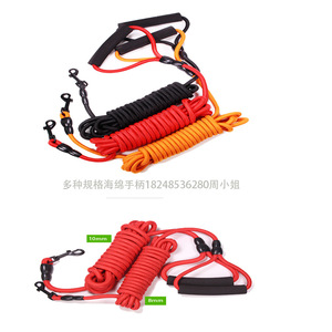 Poignées de guidon antidérapantes en caoutchouc nitrile pour bandes d'exercice, épaisseur de paroi de 5 mm, longueur de 0,230 m, finition noire mate - Product Image 3