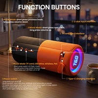 Altavoz Bluetooth Magnético Desmontable 2 en 1 Directo de Fábrica, Altavoz Inalámbrico Portátil con 1200mAh*2 y Luces LED RGB para Fiestas, Hogar y Regalos
