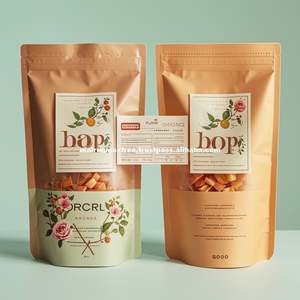 Sacs d'emballage de café à fond plat imprimés par le client 12oz 500g 1kgs avec valve pour le stockage des aliments - Product Image 5