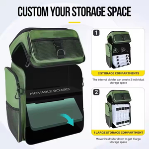 Bolsa de equipo de pesca para acampar de fábrica, cajas de almacenamiento de aparejos de caña para exteriores, bolsas de herramientas de pesca, bolsa de pesca deportiva impermeable - Product Image 3