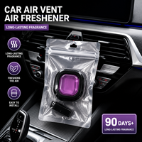 Diffuseur de parfum solide pour grille d'aération de voiture, élimination de 99 % des odeurs, longue durée, clip de fixation pour parfum de voiture