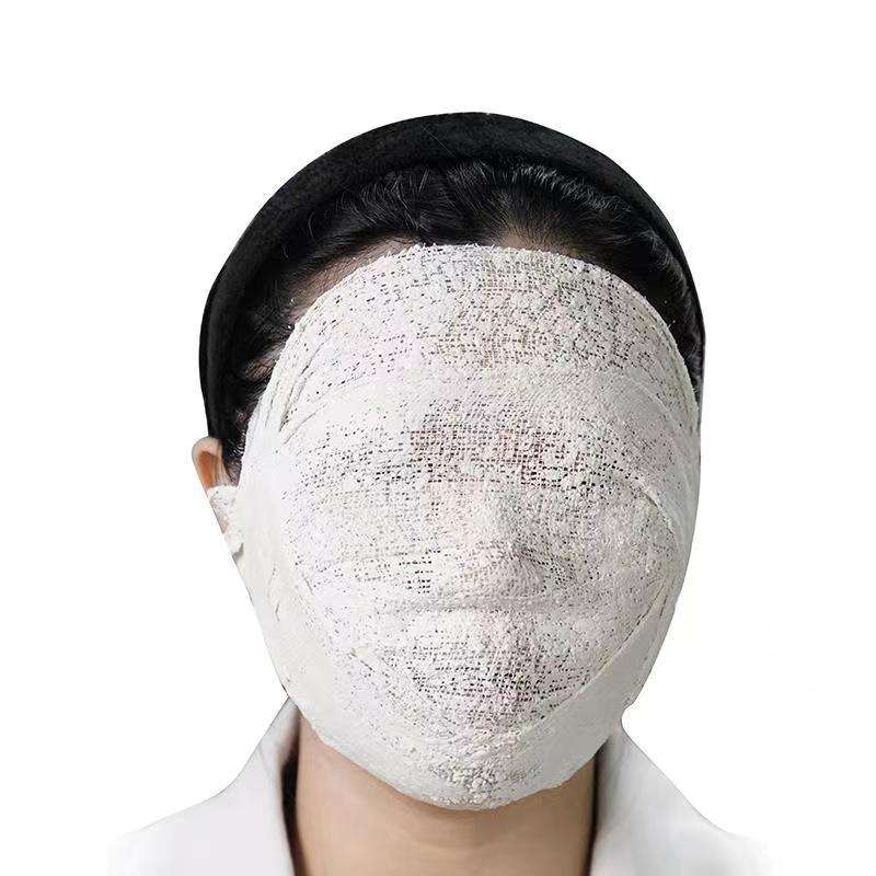 OEM ODM Private Label Mummy Mask Beauty Spa Use Gypsum Plaster Mask 3D V Shape Lifting Slim Face Mummy Mask