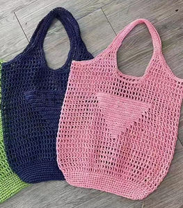 Grand sac Sacs fourre-tout à la mode Sac à main shopping pour femmes Sac pochette crochet de haute qualité - Product Image 6