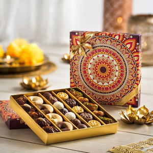 Custom Reasonable Price Kraft Paper Folding <strong>Fancy</strong> Design Baklava Sweet Macaron <strong>Chocolate</strong> Dates Packaging Boxes - Product Image 4