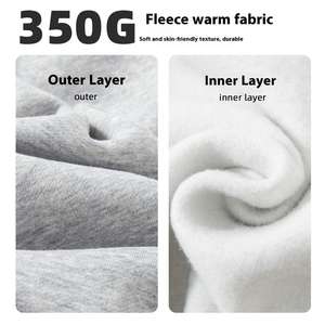 Conjunto de Sudadera y Pantalones Deportivos de Moda 2025 para Hombre, Diseño de Alto Impacto, Sudadera con Capucha de Compresión y Forro Polar para Fitness - Product Image 4