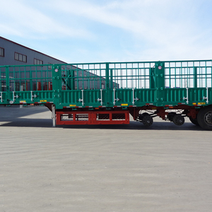 Remolque de estaca para carbón y ganado, semirremolque de valla de estaca de transporte para construcción - Product Image 2