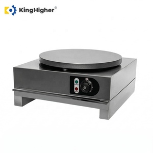 Machine à crêpes électrique professionnelle, modèle simple à poser sur table, antiadhésive, en acier inoxydable, pour crêpes françaises, petit-déjeuner et collations - Product Image 2