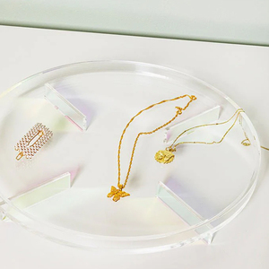 ชุดถาดพลาสติกอะคริลิคเปิดประทุนแบบทันสมัยปรับแต่งได้สำหรับห้องนั่งเล่นบ้านเฟอร์นิเจอร์รับประทานอาหารสำหรับโต๊ะกาแฟ - Product Image 3