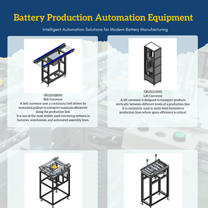 Convoyeur vertical pour ligne de production de batteries sur plusieurs niveaux, offrant une efficacité spatiale et un positionnement servo de haute précision - Product Image 3