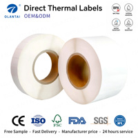 Rouleau d'étiquettes d'expédition thermiques directes 4x6 pouces, autocollantes, vierges, résistantes à l'eau, pour codes-barres, pour imprimante logistique express