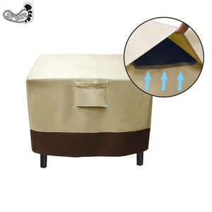 Housse de table d'extérieur CAY DAYS 35x38x31 pouces Kaki Beige en Oxford 600D, protection anti-poussière pour mobilier - Product Image 2