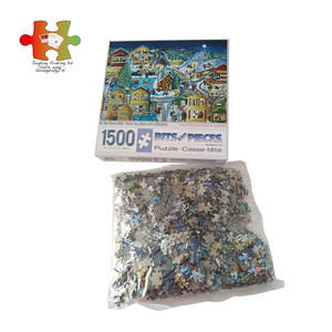 Vendiendo bien en todo el <span class=keywords><strong>mundo</strong></span> 1500 piezas de dibujos animados personalizados rompecabezas niños rompecabezas - Product Image 3