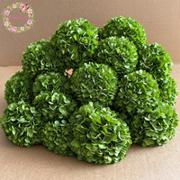 Bunga Hydrangea Buatan Berkualitas Tinggi Ukuran Besar Warna Champagne 21cm Diameter Krim Putih Dekorasi Pernikahan