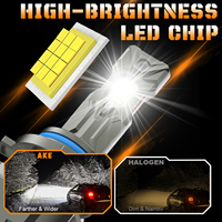 Phares LED AKE Factory H7 LED 24000 lumens Ampoule de phare LED H8 pour voiture LED H4 avec Canbus Ampoule de phare LED H8 240 watts