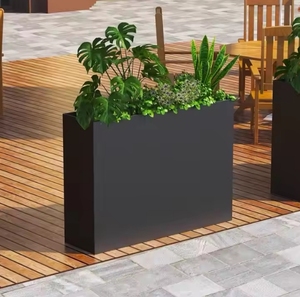 Lớn Bên Ngoài Biên Giới Lan can Dài Hình Chữ Nhật Ngoài Trời Nhà Hoa Nhà Máy Giường Máng Chậu Chậu Hoa Hộp - Product Image 1