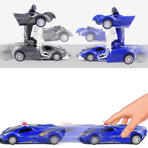 Mới đến xe chuyển đổi Robot chuyển đổi Đồ chơi nhựa ABS Robot mát trẻ em trẻ em Đồ chơi biến dạng xe - Product Image 3