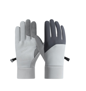Gants de conduite tout-terrain <span class=keywords><strong>pour</strong></span> hommes et femmes, avec doublure en velours <span class=keywords><strong>pour</strong></span> l'hiver, <span class=keywords><strong>pour</strong></span> garder au chaud, résistants au vent et au froid, compatibles écran tactile, <span class=keywords><strong>pour</strong></span> vélo électrique - Product Image 2