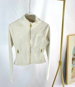 Chaqueta Corta de Moda con Mangas Largas, Blusa de Nailon y Spandex con Cierre, de Secado Rápido para Mujer - Product Image 2