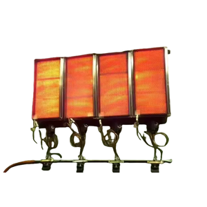 Brûleur céramique <span class=keywords><strong>infrarouge</strong></span> au <span class=keywords><strong>gaz</strong></span> haute température 430 mm, brûleur <span class=keywords><strong>infrarouge</strong></span> industriel à économie d'énergie, équipement de <span class=keywords><strong>chauffage</strong></span> pour four à <span class=keywords><strong>gaz</strong></span>, brûleur IR - Product Image 1