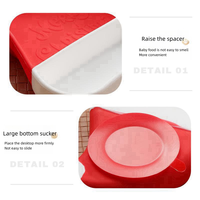Date Creative silicone Assiette Bol De Riz Tasse Ensemble Snack Plat Soupe Bol Vaisselle De Noël