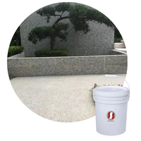 Nouvelles Tendances : Peinture Murale Artistique en Résine Époxy Acrylique, Revêtement de Sol Extérieur, Effet Pierre Lavée, Produit Liquide pour Application au Pinceau