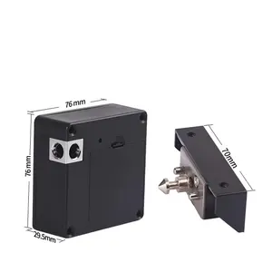 TTlock Khóa Ngăn Kéo Sạc USB Ứng Dụng Khóa Ngăn Kéo Tủ Thông Minh Thẻ IC Vô Hình Không Cần Đục Lỗ