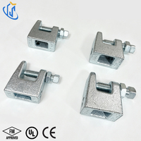 Collier de serrage BC3 avec traitement de surface galvanisé, collier de serrage sismique à charge lourde pour systèmes de conduites d'incendie d'usine
