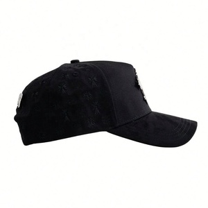 En stock 2025 – Casquettes Barbas G5 de qualité supérieure X Natanael Cano en daim chromé à large bord, casquettes de sport Snapback à barbe, or original - Product Image 3