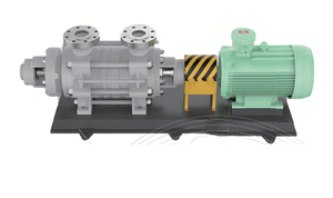 Pompe centrifuge horizontale multi-étages segmentée à fente radiale API610 professionnelle de haute qualité, 15 MPa, résistante à la corrosion - Product Image 2