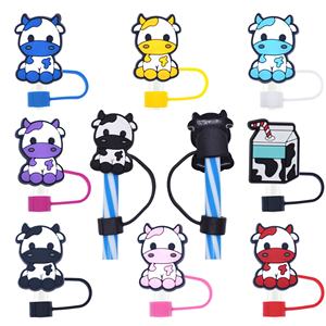 Superventas: Adorno Decorativo de Cristal de 10mm para Sombrero de Paja, Serie Vaca de Colores, Antipolvo, Hebilla Universal, Accesorios para Bar - Product Image 1