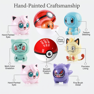Cápsulas de Plástico Kawaii con Figuras de Acción Miniatura Estilo Japonés Surtidas para Máquinas Expendedoras y Recuerdos de Fiesta al por Mayor - Product Image 2