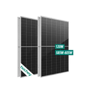 Hochey Enertech उच्च गुणवत्ता 585W 590W 595W 600W 605W Paneles Solares Costos Pemanas हवा सौर पैनल