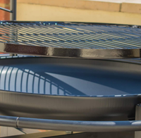Grill multifonction réglable avec four à poulet rôti et four à grillades rotatif pour jardin familial en extérieur