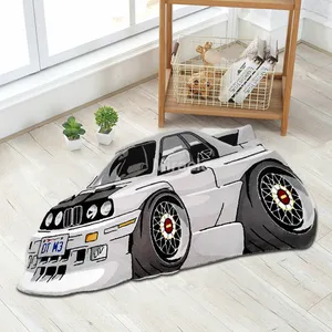 Personalized Handmade Special Size Design Logo Custom Rug Children Car Shape Area Carpets