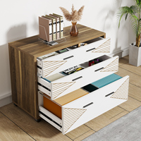 Tribesigns moderne luxe en forme de l bureau de direction table de bureau exécutif ascenseur bureau haute technologie bureau de direction