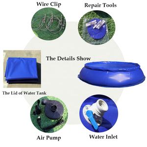 Tanque de almacenamiento de drenaje en forma de cebolla <span class=keywords><strong>autoportante</strong></span> Flexible de 2000 litros, tanque de almacenamiento de agua de montaña contra incendios - Product Image 3