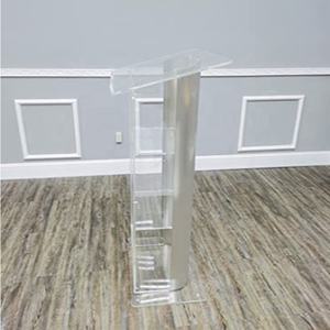 แท่นอะคริลิกแบบโค้งใสด้านข้างเป็นสแตนเลสขัดเงา,แท่นวางอะคริลิคลูกแก้วใสสินค้าออกใหม่ - Product Image 6