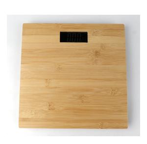 सस्ती कीमत घरेलू एलसीडी इलेक्ट्रॉनिक बांस बॉडी वेट स्केल डिजिटल बॉडी स्केल - Product Image 3