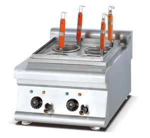 LYROE Restaurante comercial Convección eléctrica Acero inoxidable Multi-Quemador Pasta Spaghetti <span class=keywords><strong>Caldera</strong></span> Cocina con gabinete - Product Image 4