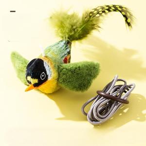 Hot bán thông minh điện chim hình dạng mèo đồ chơi tương tác dễ thương Pet đồ chơi sang trọng - Product Image 6