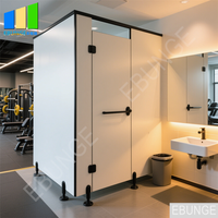 Cloison de toilette moderne anti-corrosion pour homme Cloison en nylon pour salle de toilette publique résistante à l'eau Cloison en HPL pour hôpital