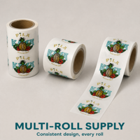 Autocollant transparent personnalisé avec logo, papier thermique adhésif en rouleau, étiquette pour bouteille de fruits, cosmétiques, soins de la peau, pot
