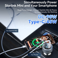 Nouveau chargeur de voiture MINI à affichage numérique DC Boost 30V3A 90W haute puissance Turbo pour allume-cigare