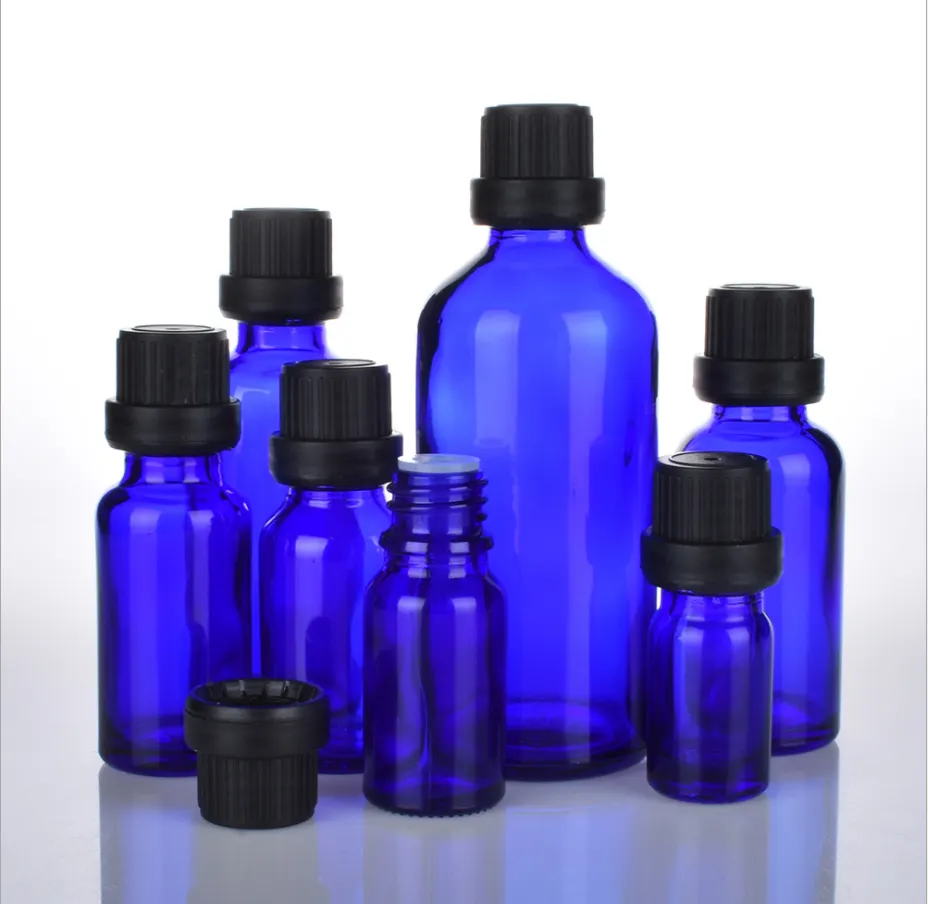 Massage 10ml Amber Aroma Diffuser Bottle 15ml 20ml 30ml liquid essential oil bottle with safe tamper cap