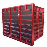 Plantillas Metálicas Modernas para Construcción Industrial con Estructura de Acero, Moldes para Hormigón, Columnas y Muros de Alta Resistencia Ajustables