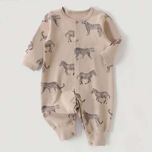 Body de Algodón Orgánico 100% para Bebé Niña, Body Bonito de Algodón, Pantalones Cortos de Algodón para Bebé - Product Image 1