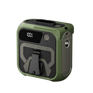 Handsfree Wearable Waist <b>Fan</b> Remote Control Low Noise 5-Speed USB Rechargeable for Hiking Camping Fishing Travel Car Household - Product Image 4